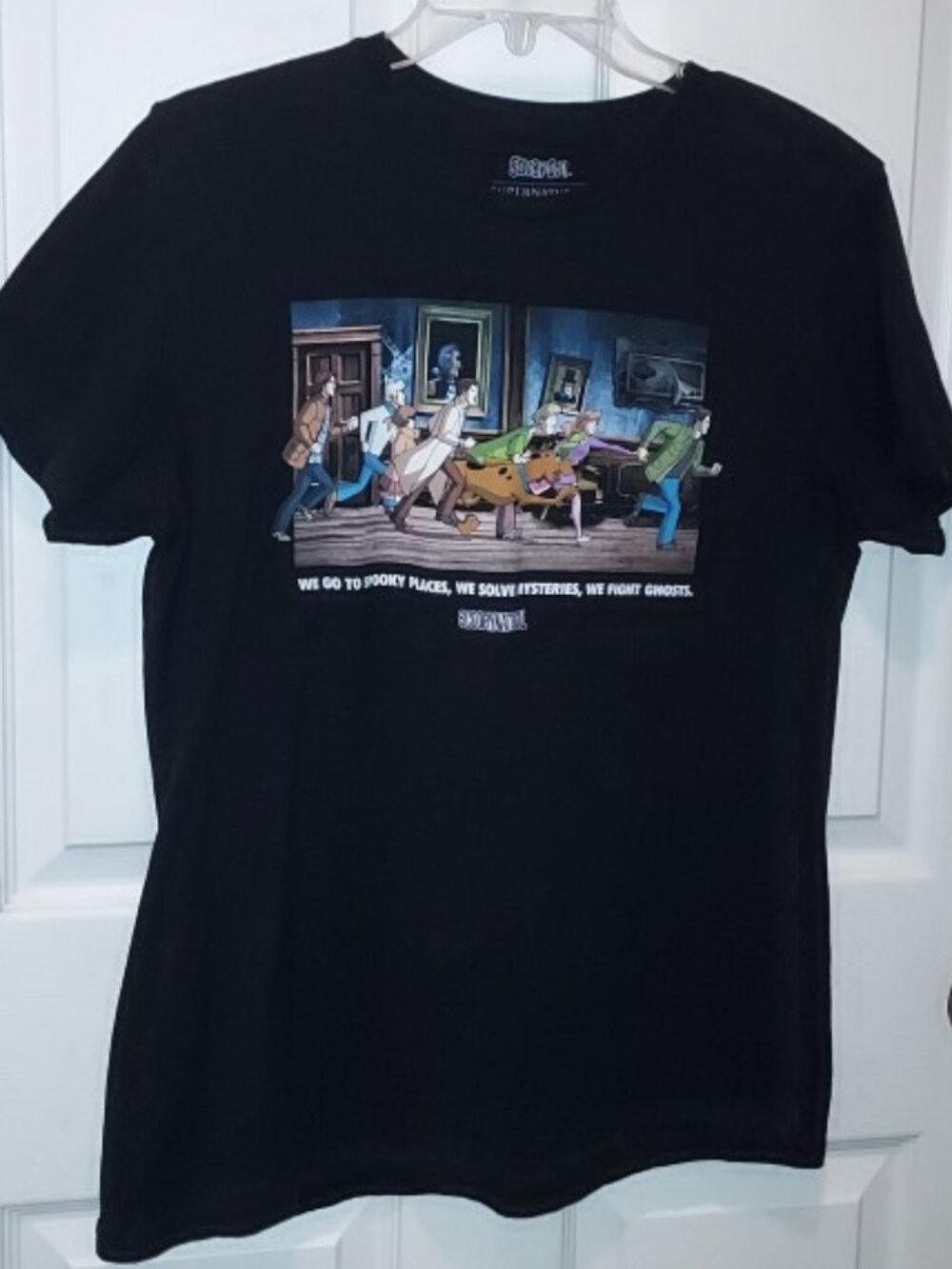 SCOOBYNATURAL Supernatural SHIRT 🏃‍♀️🏃🏃‍♂️ ❤️ Scooby Doo Mens/Adult Sz M